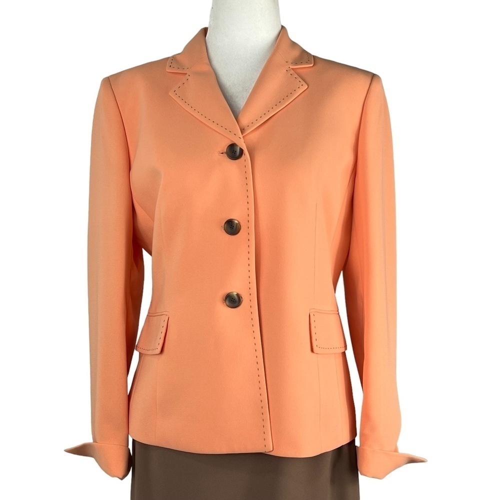 LE SUIT PETITE WOMEN'S TWO PIECE SKIRT & JACKET/BLAZER‎ SUIT/SET - Picture 2 of 14